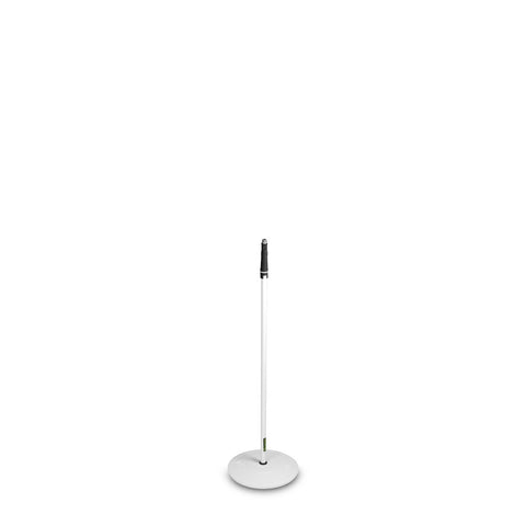 Gravity GMS23W Microphone Stand Round Base - White