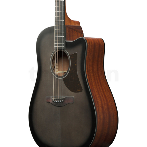 Ibanez AAD50CE-TCB Acoustic-Electric guitar - Transparent Charcoal Burst