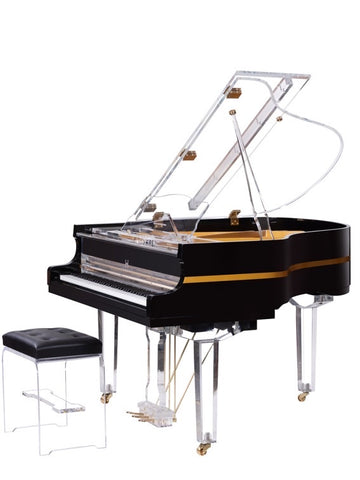 Heinrich HGP-152A Crystal Grand Piano WSP – Black