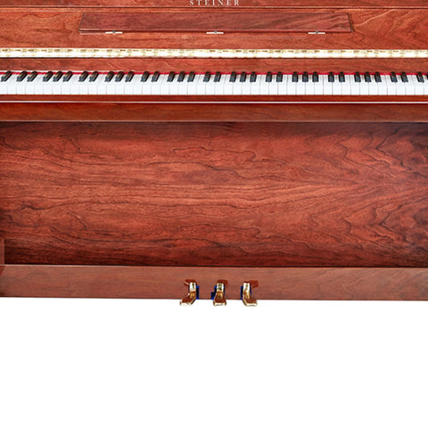 Steiner HU-110 Upright Piano with Free Bench - Walnut