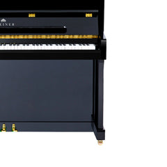 Steiner HU-110E Upright Piano – Black