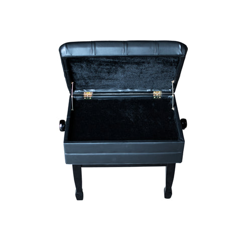 Prosound TN-QD-4X Adjustable Piano Bench - Black