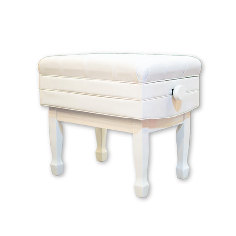 Prosound TN-QD-4X Adjustable Piano Bench - White