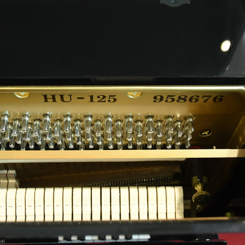 Heinrich HU-125E Upright Piano - Black