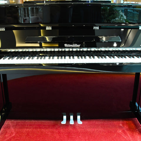 Ritmuller  RS-118  Upright Piano -  Black