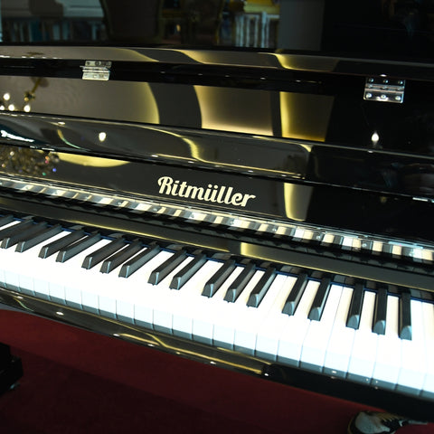 Ritmuller  RS-118  Upright Piano -  Black