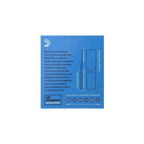 D'Addario Saxophone Reed RJB1020 Alto 2