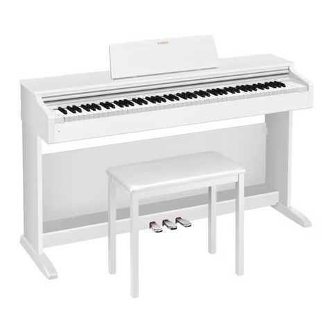 Casio AP-270WE C2 Digital Piano with Bench - White