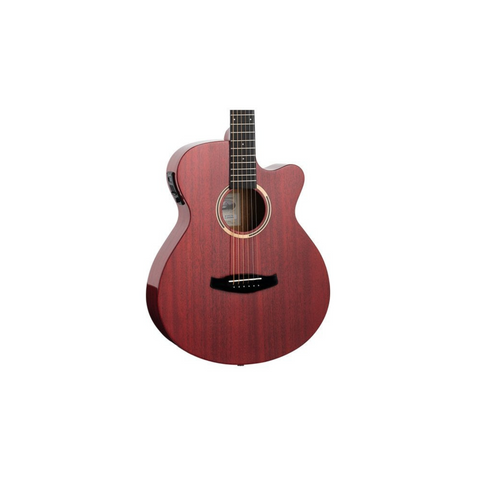 Tanglewood DBT-SFCE-TRG Electro-Acoustic Guitar - Red Gloss