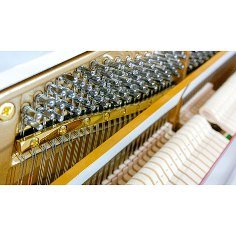 Heinrich HUP-121CW Upright Piano – Crystal White