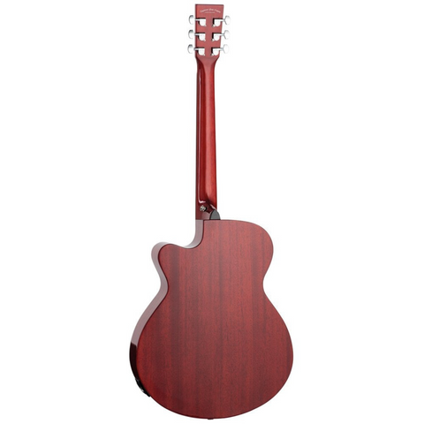 Tanglewood DBT-SFCE-TRG Electro-Acoustic Guitar - Red Gloss