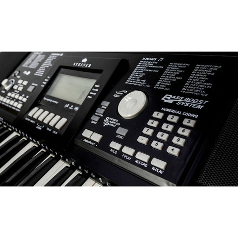 Steiner SK-300 Arranger Keyboard - Black