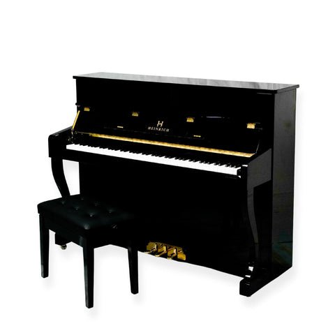 Heinrich Upright Piano HN-110E – Polished Black