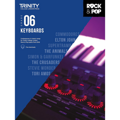 Trinity Rock & Pop Keyboards - Grade 6 (2018-2023) | Melodica Music Store Dubai