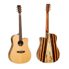 Tanglewood TWJD-CE Java Dreadnought Semi-Acoustic Guitar
