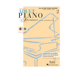 Adult Piano Adventures All-In-One Course - Book 2 | Melodica Music Store Dubai