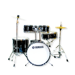 Yamaha Junior 5-Piece Acoustic Drum Kit - Black Finish | Melodica Music Store Dubai