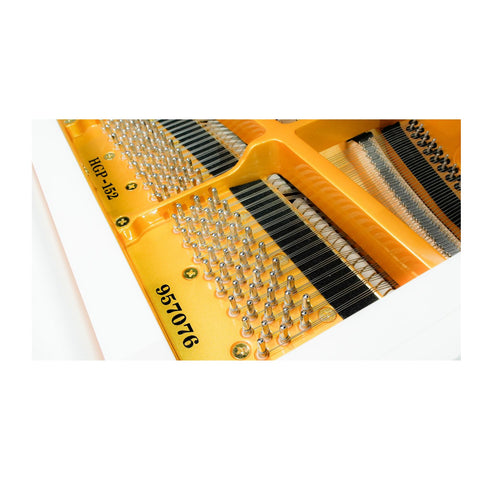 Heinrich HGP-152W WSP Round Legs Grand Piano – White