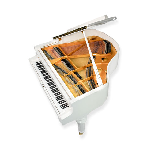 Heinrich HGP-152W WSP Round Legs Grand Piano – White