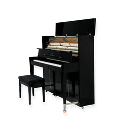 Heinrich HUP-121E Upright Piano – Black