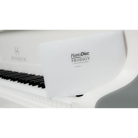 Heinrich HGP-152W WSP Round Legs Grand Piano – White