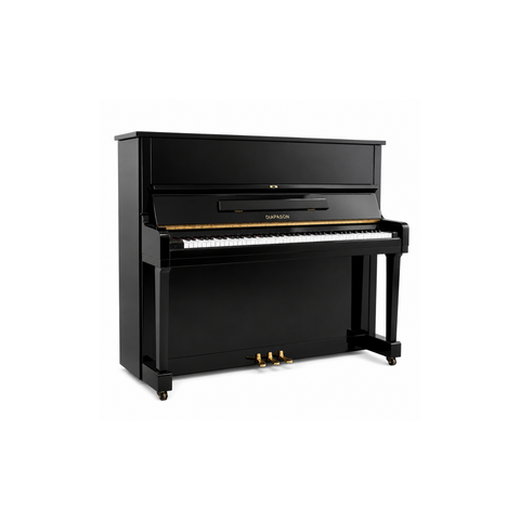 Diapason 126S Upright Piano - Black (Renewed)