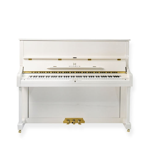Heinrich Upright Piano HUP-121W – High Gloss White