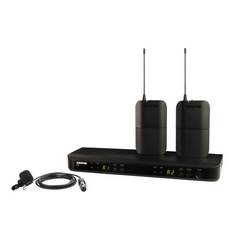 Shure BLX188E/W85M-H8E Dual Lavalier Wireless Presenter System - Microphone | Melodica Music Store Dubai