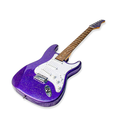 Steiner ST-EG300S Electric Guitar – Purple Sparkle