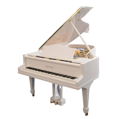Blüthner 147181 Grand Piano - White Glossy | Melodica Music Store Dubai