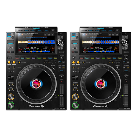 Pioneer CDJ-3000 Professional DJ Media Player (2 pcs)