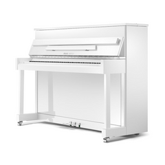 Pearl River EU110 Upright Piano European Series - White | Melodica Music Store Dubai
