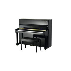 Essex EUP-123E Upright Piano - Ebony Polish | Melodica Music Store Dubai
