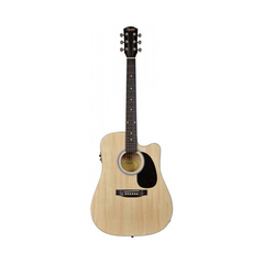 Squier SA-105CE Dreadnought E-Acoustic - Natural | Melodica Music Store Dubai
