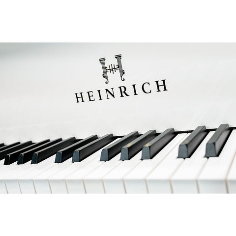 Heinrich HGP-152W WSP Round Legs Grand Piano – White