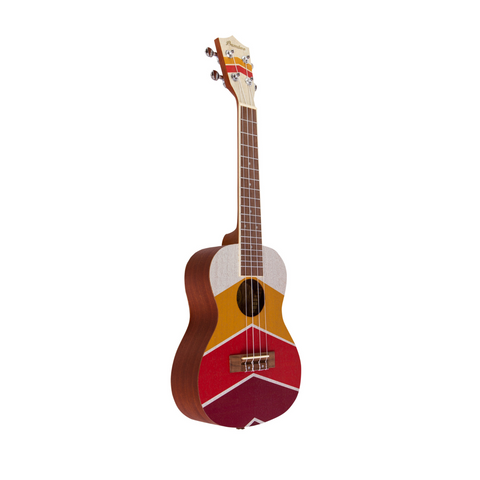 Bamboo U-23 Concert Ukulele Burning Sunrise-S With Bag