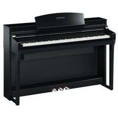Yamaha CLP-725 PE Digital Piano - Polished Ebony | Melodica Music Store Dubai