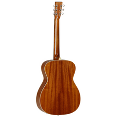 Tanglewood TW40-O electro-acoustic guitar back view, mahogany orchestra body