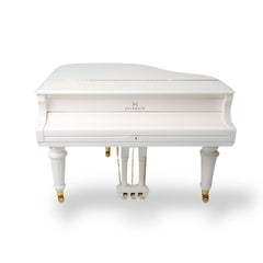 Heinrich HGP-152W WSP Round Legs Grand Piano – White