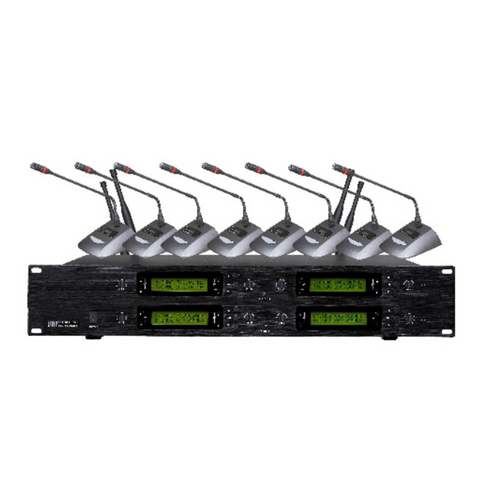 CMX 8-Channel UHF Wireless Microphone System WM-U800