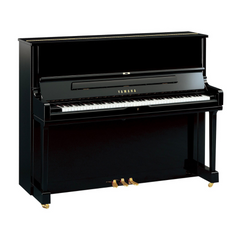 Yamaha 3315825 YUS Upright Piano with Silent System - Black (Reconditioned) | Melodica Music Store Dubai