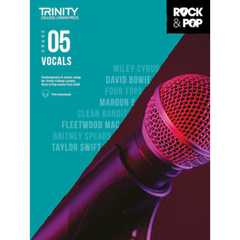 Trinity Rock & Pop 2018 - Vocals Grade 5 - Singing Books | Melodica Music Store Dubai