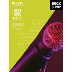 Trinity Rock & Pop 2018 - Vocals Grade 2 - Singing Books | Melodica Music Store Dubai