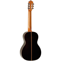 Tanglewood EM-D4 classical guitar back view, rosewood body