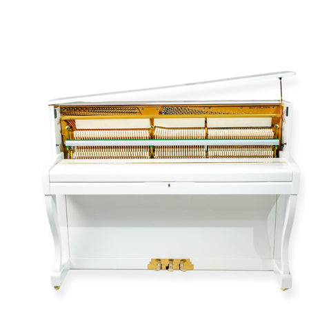 Heinrich  HUP-110 Upright Piano – High Gloss White