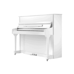 Pearl River UP115M5 Upright Piano - White | Melodica Music Store Dubai
