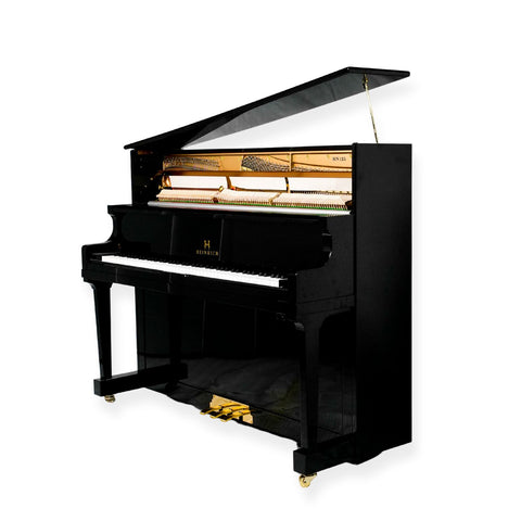Heinrich HN-125E Upright Piano - Black