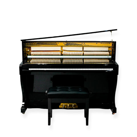 Heinrich Upright Piano HN-110E – Polished Black