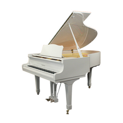 Yamaha G3 Grand Piano - White (Reconditioned) | Melodica Music Store Dubai