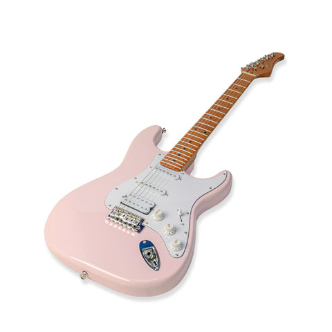 Steiner ST-EG600S Electric Guitar – Pink Gloss
